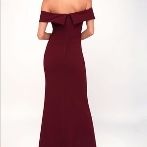 Lulus dress formal, off shoulder
